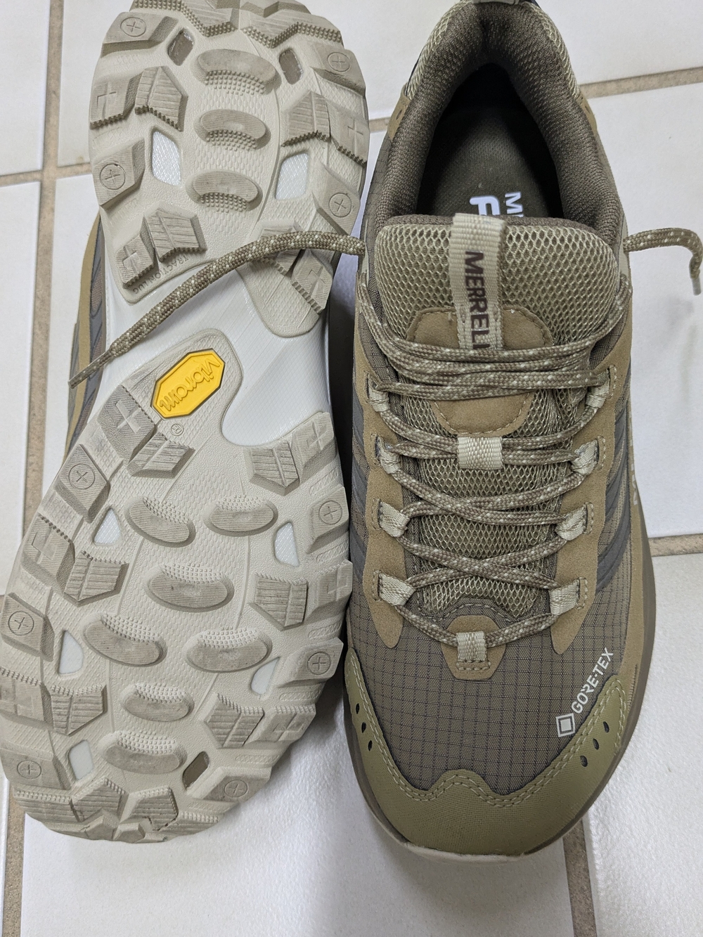 Merrell Mens Moab Speed 2 GTX Outdoor Gore-Tex Hiking Trail Shoes Size 8.5 NEW - Picture 2 of 7